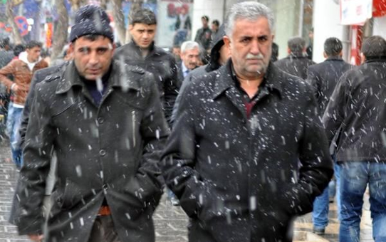 Pazarcık'ta Kar Yağışı