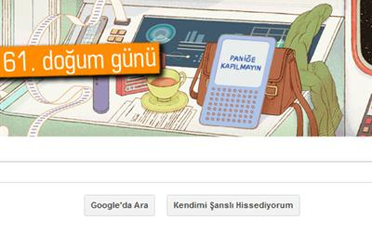 Google'dan Douglas Adams İçin Doodle