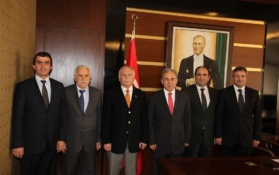 Yeni Encümen Üyeleri Vali Büyük'ü Ziyaret Etti