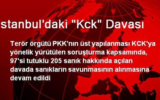 İstanbul'daki 'Kck' Davası