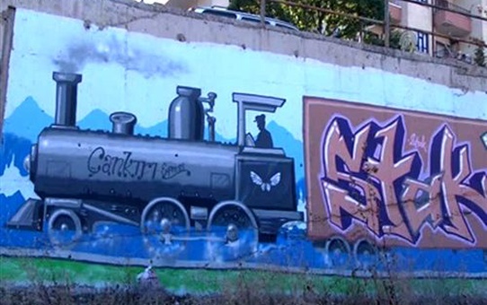 Bilgisayar oyunundan etkilendi, graffiti sanatçısı oldu