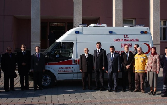 Hayırsever Vatandaştan Ambulans Bağışı