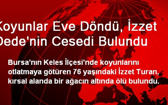Koyunlar Eve Döndü, İzzet Dede'nin Cesedi Bulundu