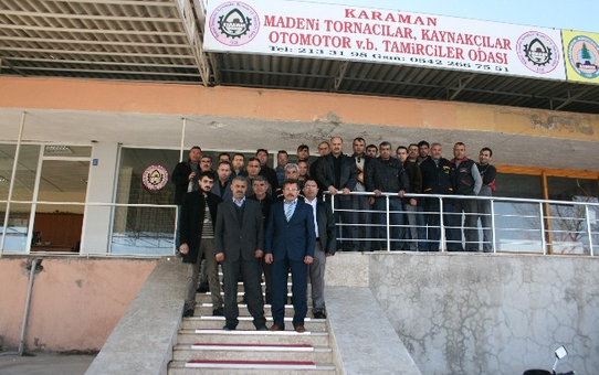 Madeni Tornacılar Odasında Görev Değişimi