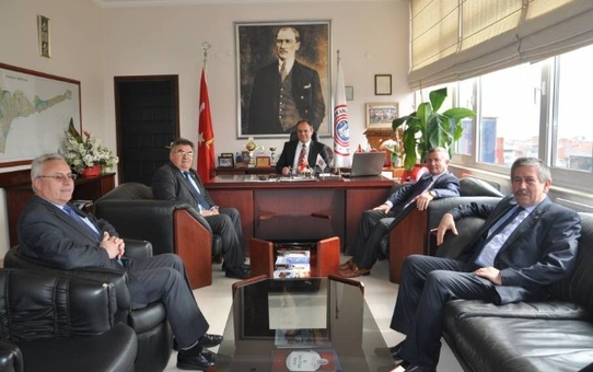 Tekirdağ Belde Belediyeleri Başkanlarından Tekirdağ Belediye Başkanına Ziyaret
