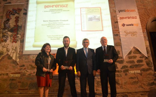 1. Bursa'ya Değer Katanlar Ödülleri Sahiplerini Buldu