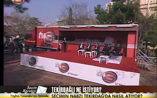 Tv8 Seçim Kervanı Tekirdağ'da