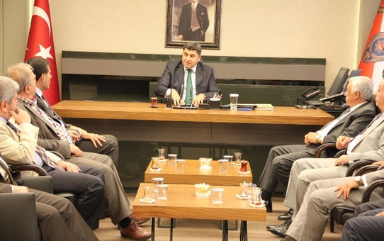 Gaib'ten, Emniyet Müdürü Gezer'e Ziyaret