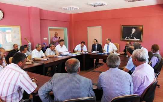 Kargı'da Arazileri Su Altında Kalacak Köylüler Bilgilenrdirildi