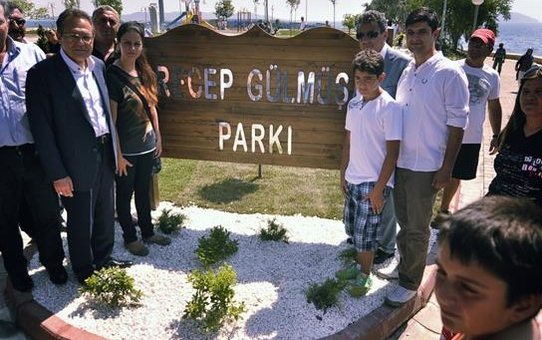 Marmara Adası'nda Recep Gülmüş Parkı Açıldı