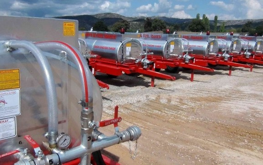 25 Köye Çok Amaçlı Yangın Söndürme Tankeri