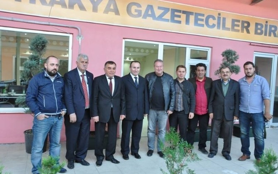 Süleymanpaşa Kaymakamı, Trakya Gazeteciler Birliğini Ziyaret Etti