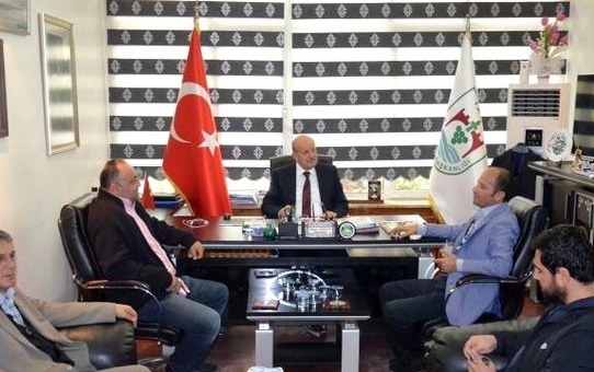 AA Bölge Müdürü Baştimar Başkan Sargın' ı Ziyaret Etti