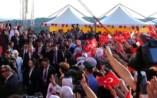 Cumhurbaşkanı Erdoğan, Preze Kalesi Camii'nin Açılışını Yaptı