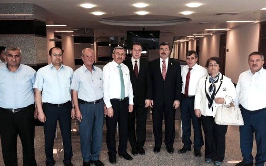 Milletvekilleri Özkaya ve Sıvacı'dan TOKİ Başkanını Ziyaret