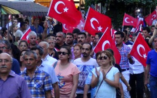 Aydın'da 3 Bin Kişi Terörü Lanetledi