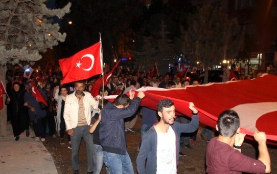 Bayburt Şehitler İçin Yürüdü