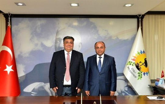 Başkan Arslan'a Kaymakam ve Emniyet Müdüründen Ziyaret