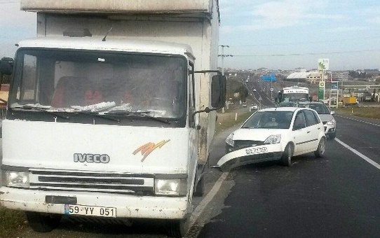 Tekirdağ'da Trafik Kazası