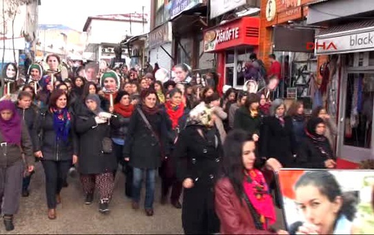 Paris'te Öldürülen Cansız, Tunceli'de Anıldı