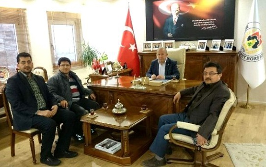 Damat İbrahim Paşa Gençlik Derneği'nden Borsa Başkanı Salaş'a Ziyaret
