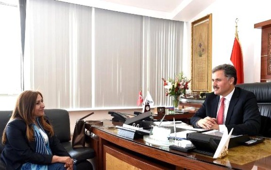 Gazeteci- Yazar Meryem Aybike Sinan, Başkan Çakır'ı Ziyaret Etti