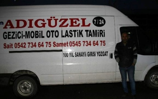 Yozgat'ta Lastik Tamircisi Mobil Lastik Tamir Bakım Servisi Oluşturdu