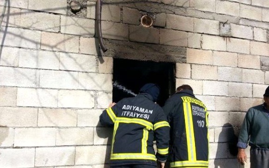 Adıyaman'da Ev Yangını