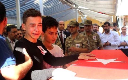 Kahramanmaraş Şehidini Uğurladı