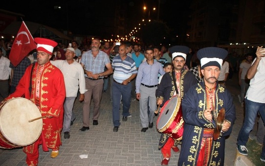 Iğdır'da Mehteranlı Demokrasi Nöbeti