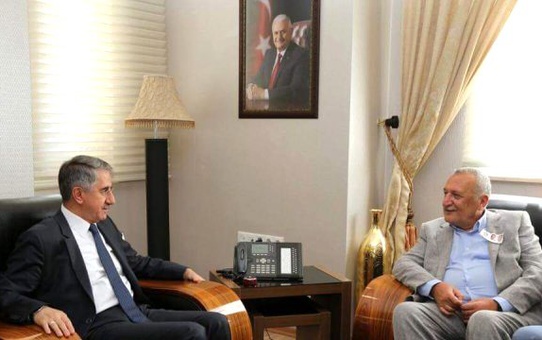 Ağar'dan Başkan Yanılmaz'a Geçmiş Olsun Ziyareti