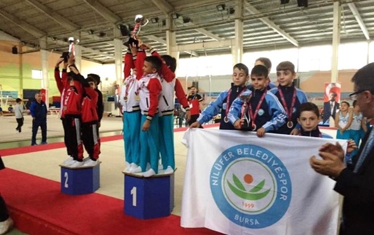 Nilüferli Cimnastikçiler Türkiye Üçüncüsü Oldu