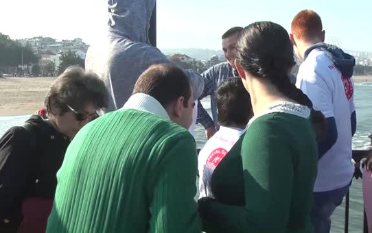 Engelli Çocukların Oltayla Balık Tutma Heyecanı