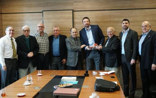 Tübad Yönetimi Tbf Başkanı Hidayet Türkoğlu'nu Ziyaret Etti