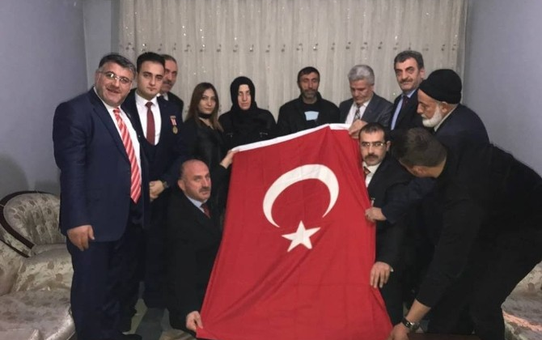 Şehit Karaca'nın Babaocağını Ziyaret Ettiler