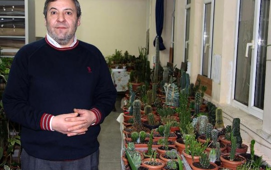 Öğretim Üyesinin 'Kaktüs' Merakı