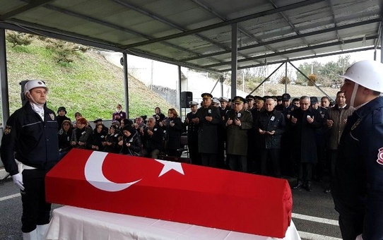 Kalp Krizinden Ölen Polis İçin Tören Düzenlendi
