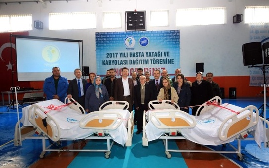 Merkezefendi Belediyesi Hasta Yatağı Dağıttı