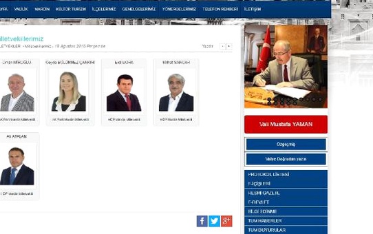 Mardin Valiliği, Tutuklu Hdp'li Vekili Protokol Listesinden Çıkarınca Konu İçişleri Bakanlığına...