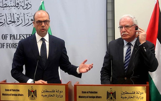 İtalya Dışişleri Bakanı Alfano, Ramallah'ta