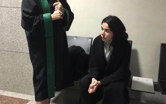 İlk kez Duruşmaya Katıldı! Asena Atalay Adliye Koridorlarında