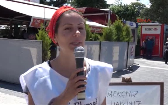 Düzce Mimar Alev Şahin, Oturma Eylemini 100 Gündür Sürdürüyor