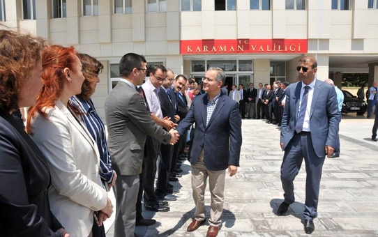 Vali Tapsız, Karaman'a Veda Etti