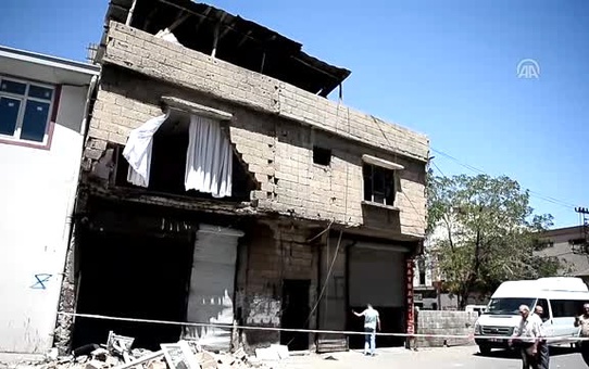 Gaziantep'te Evde Göçük: 3 Yaralı