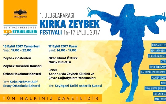 Seyitgazi'de 'Uluslararası Kırka Zeybek Festivali' Başlıyor