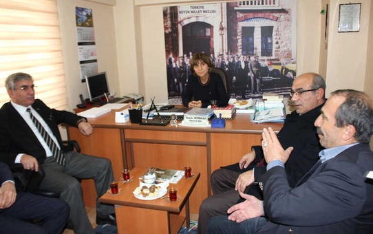 CHP'den Emo'ya Ziyaret