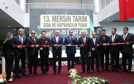 13. Mersin Tarım, Gıda ve Hayvancılık Fuarı Açıldı
