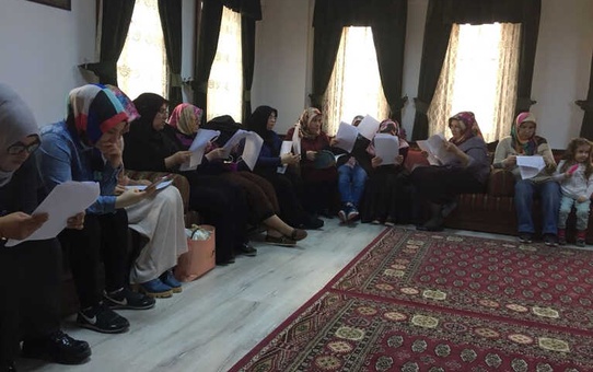 Tokat'ta Mahalle Konaklarında 'Okuma Halkası' Projesi