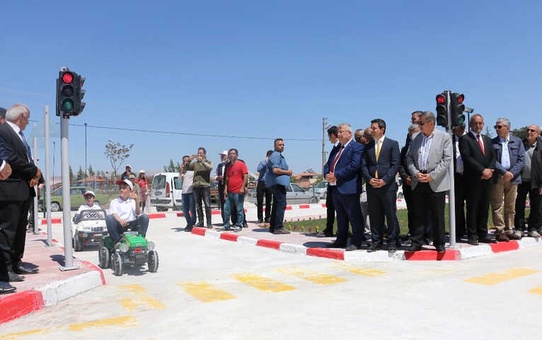 Tefenni'de Trafik Eğitim Parkı Açıldı