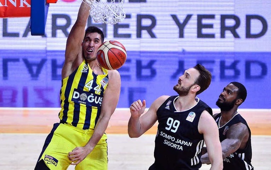Tahincioğlu Basketbol Süper Ligi: Fenerbahçe Doğuş: 83 - Beşiktaş Sompo Japan: 60